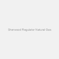 Sherwood Regulator Natural Gas